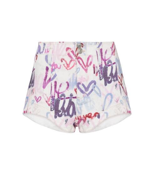Deverson printed denim shorts | Isabel Marant