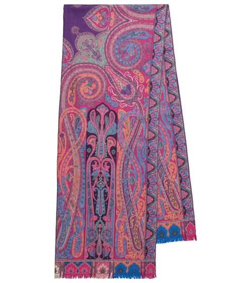 Paisley wool and silk scarf | ETRO