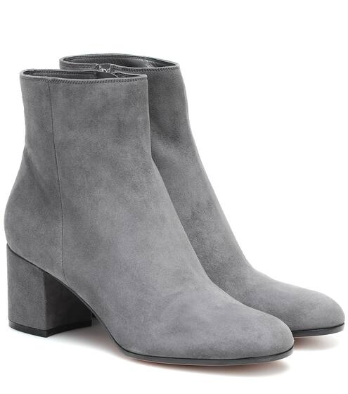 Margaux Mid suede ankle boots | Gianvito Rossi
