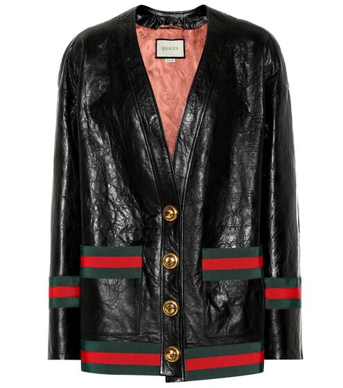 Leather jacket | Gucci