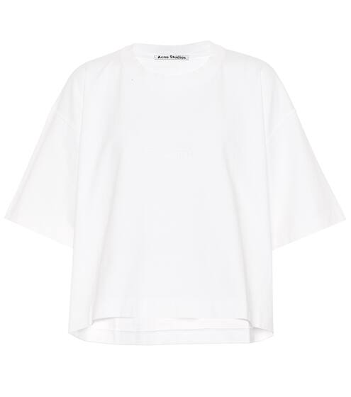 Cylea embossed logo cotton T-shirt | Acne Studios