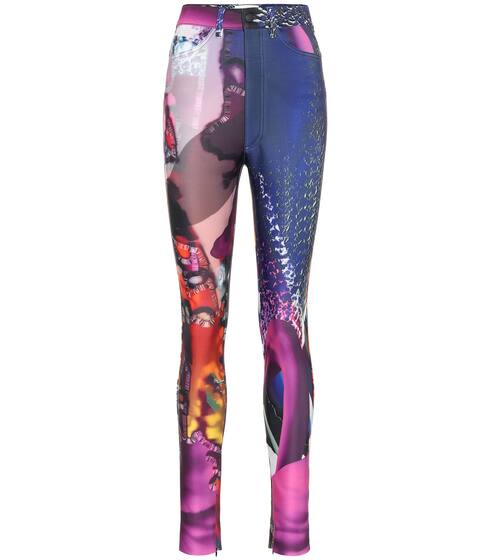 Printed technical jersey pants | Maison Margiela