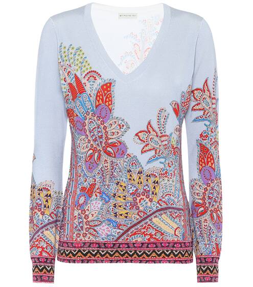 Paisley silk-blend sweater | Etro