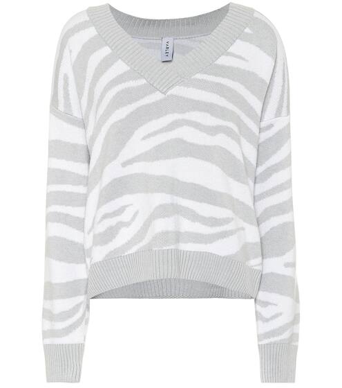 Calvert zebra-striped sweater | Varley