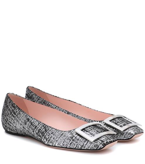 Ballerine Trompette in tweed | Roger Vivier