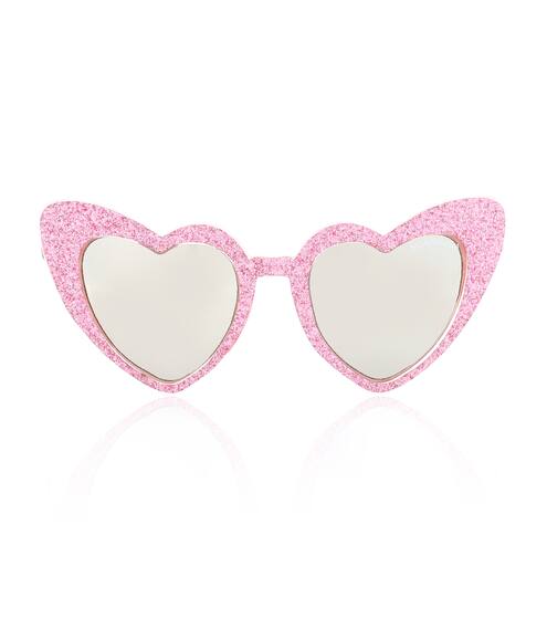 Glitter heart-shaped sunglasses | Monnalisa