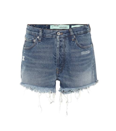Distressed denim shorts | Off-White
