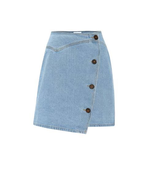 Amita denim wrap skirt | Nanushka