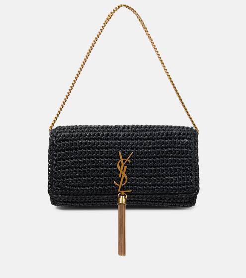 Kate 99 raffia shoulder bag | Saint Laurent