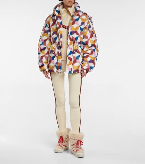 Exclusive to Mytheresa – Dalozia convertible printed puffer jacket | Isabel Marant