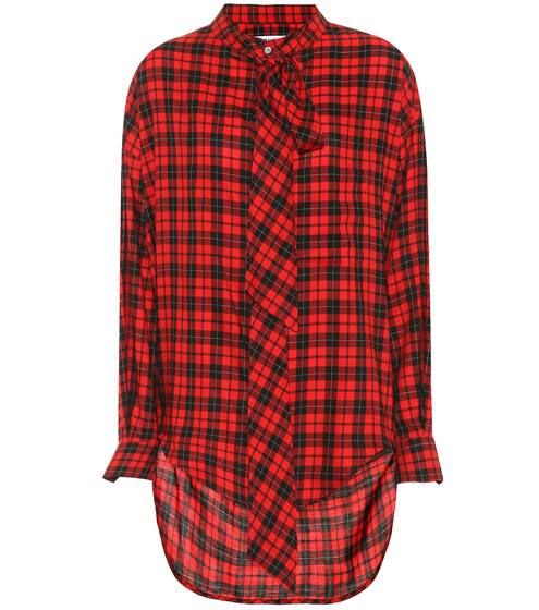 Oversize-Bluse mit Baumwollanteil | Balenciaga