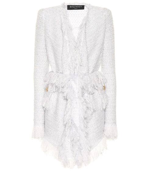 Exclusive to Mytheresa – Metallic bouclé jacket | Balmain