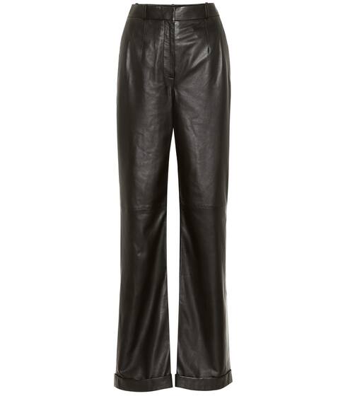 High-rise straight leather pants | Altuzarra