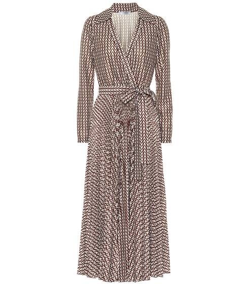 Jersey wrap midi dress | Valentino
