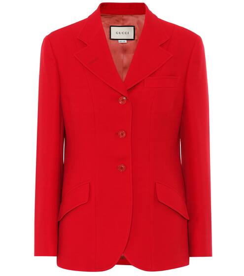 Wool and silk drill blazer | Gucci