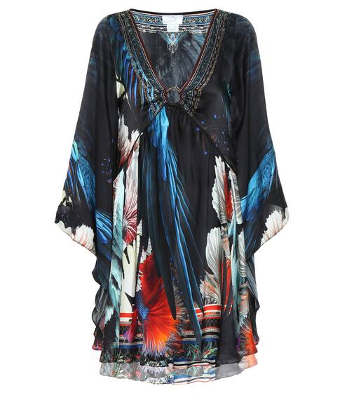 Floral silk minidress | Camilla
