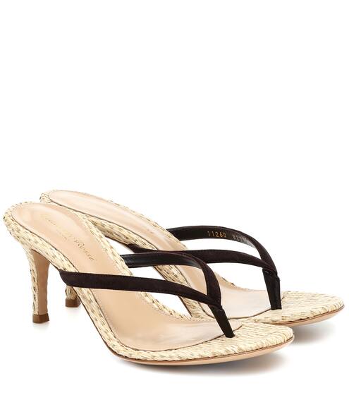 Exklusiv bei Mytheresa – Sandalen Calypso 70 aus Raffiabast | Gianvito Rossi