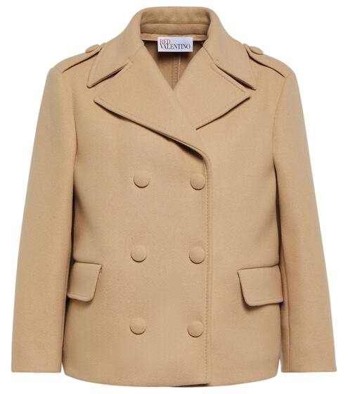 Wool and cashmere-blend jacket | RedValentino