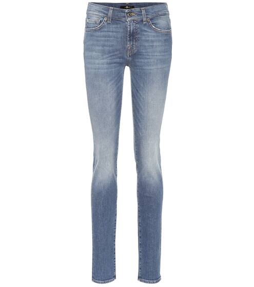 Roxanne mid-rise skinny jeans | 7 For All Mankind