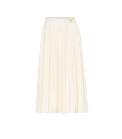 Pleated midi skirt | Valentino