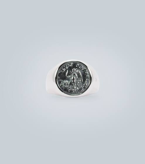 Sterling silver ring with coin | Tom Wood