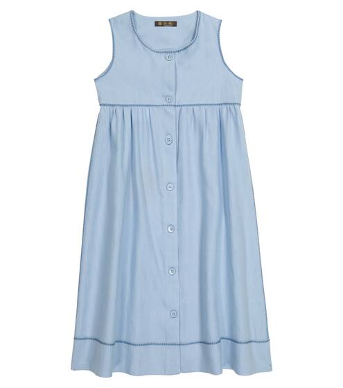 Amelie linen dress | Loro Piana Kids