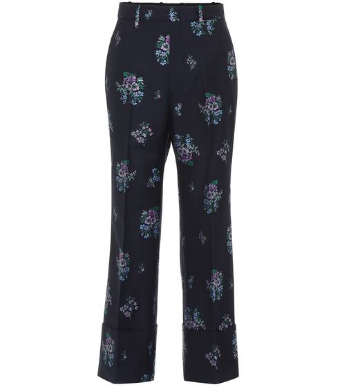 Flowers fil coupé pants | Gucci