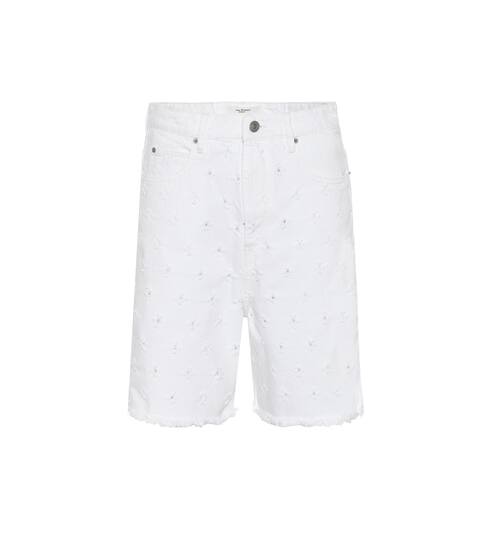 Liny distressed denim shorts | Isabel Marant, Étoile