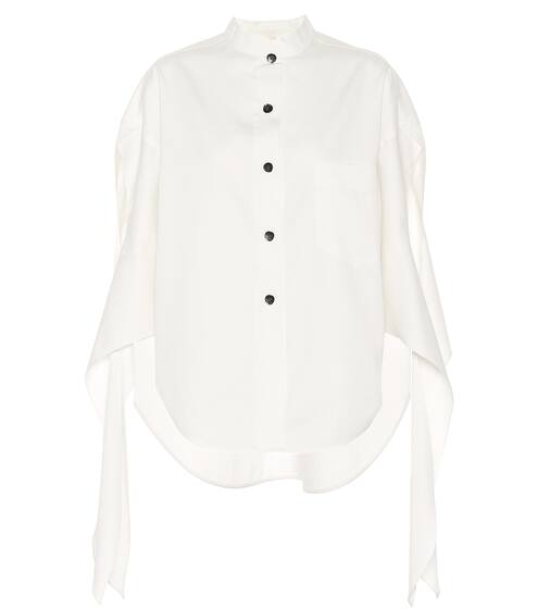 Burr cotton and silk twill shirt | Petar Petrov