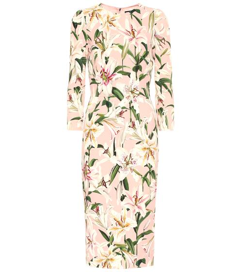 Floral cady-crêpe dress | Dolce & Gabbana