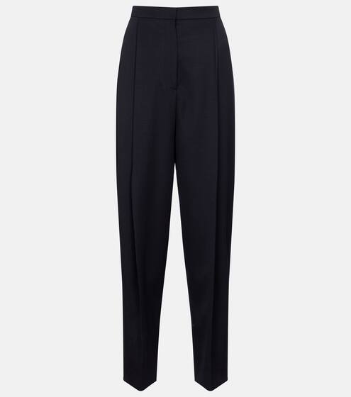High-rise wool tapered pants | Alexander McQueen