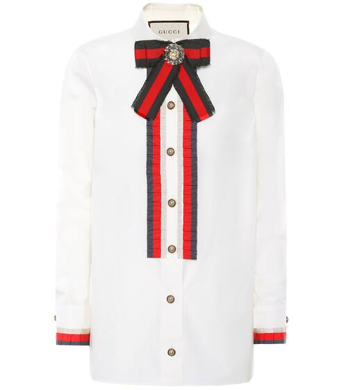 Cotton poplin shirt | Gucci