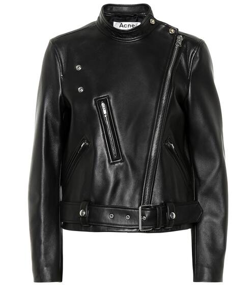 Motorcycle leather jacket | Acne Studios
