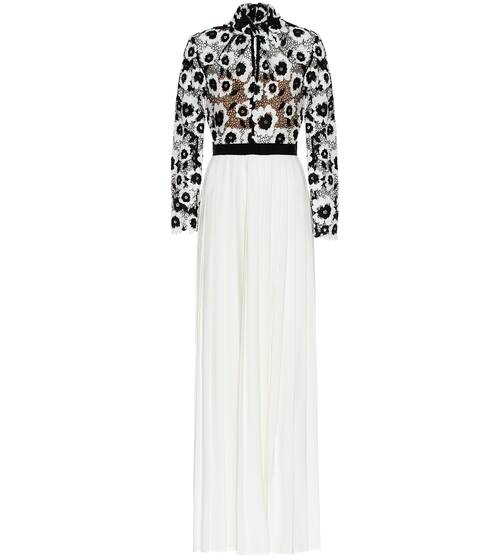 Floral guipure gown | Self-Portrait