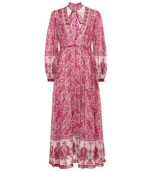 Amari Plunge cotton maxi dress | Zimmermann