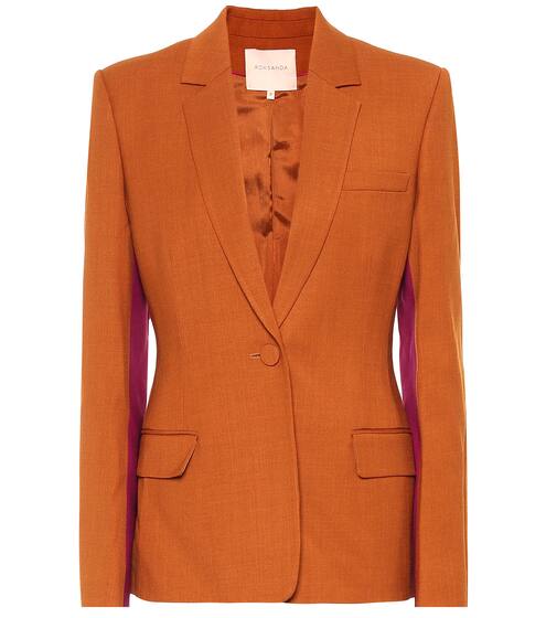 Loa wool-blend blazer | Roksanda