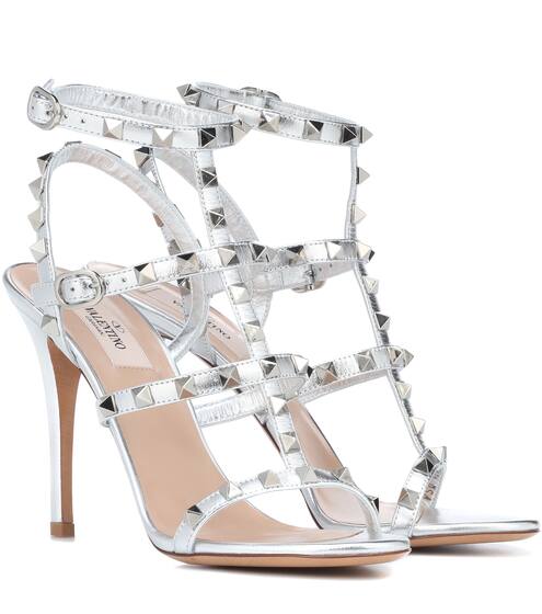 Valentino Garavani Rockstud leather sandals | Valentino