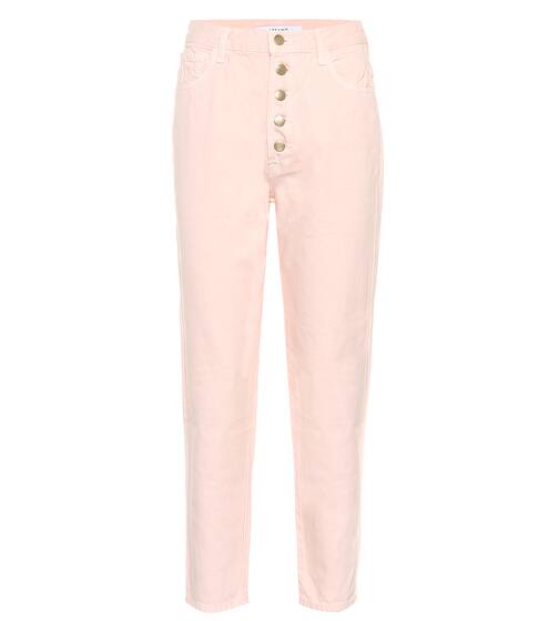 Heather high-rise straight jeans | J Brand