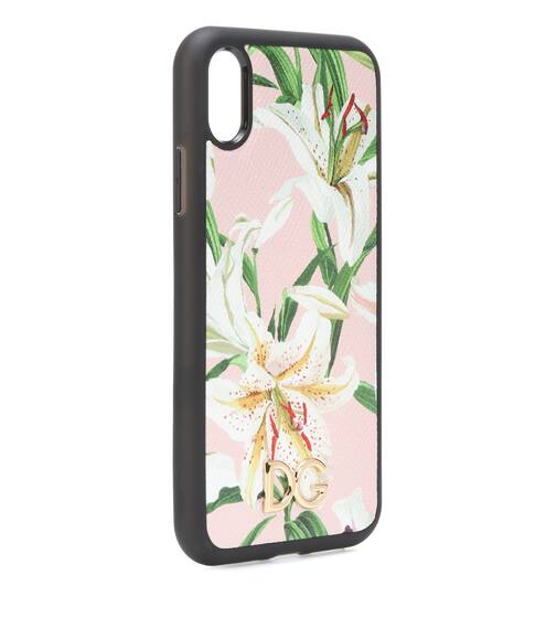 Floral leather iPhone XR case | Dolce & Gabbana