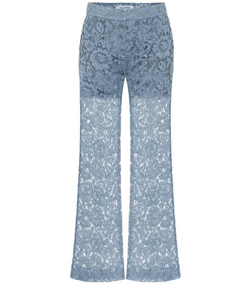 Cotton-blend lace pants | Valentino