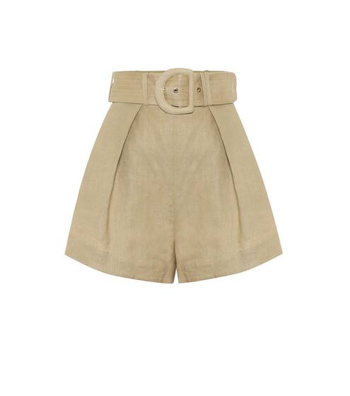 Esclusiva Mytheresa - Shorts in lino | Zimmermann