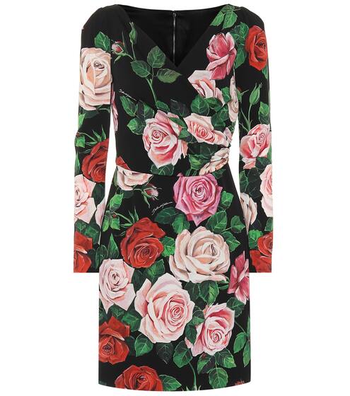 Floral-printed silk dress | Dolce & Gabbana