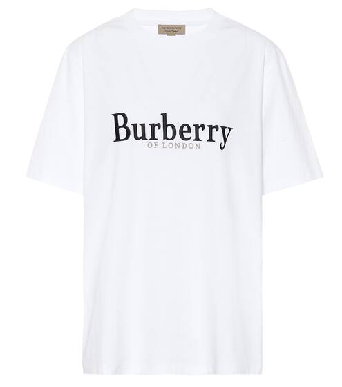Embroidered cotton T-shirt | Burberry
