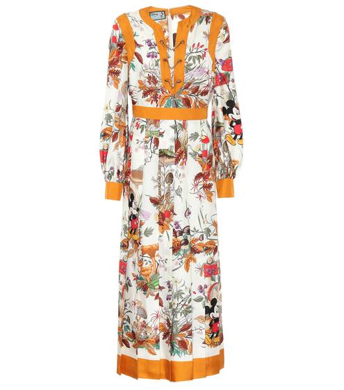 x Disney® silk-twill shirt dress | Gucci