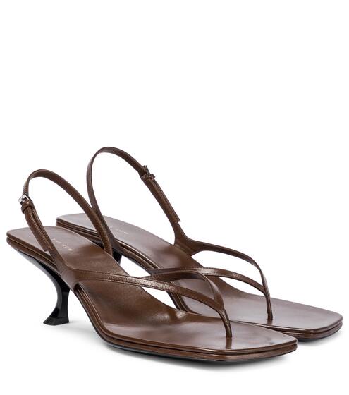 Constance leather thong sandals | The Row