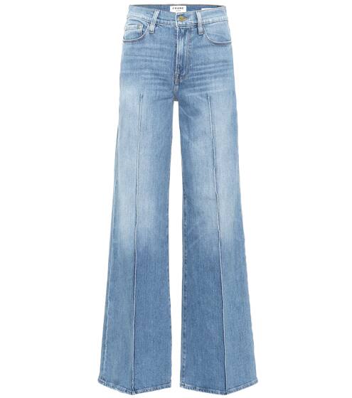 Le Palazzo high-rise wide-leg jeans | Frame