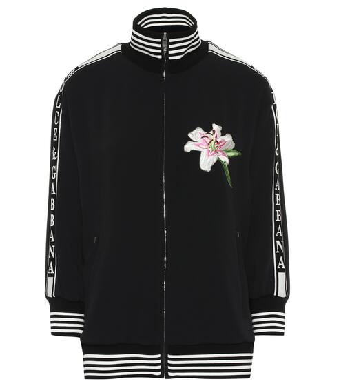 Embroidered cady track jacket | Dolce & Gabbana