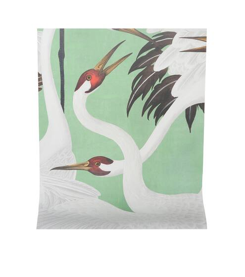 Tapete mit Reiher-Print | Gucci