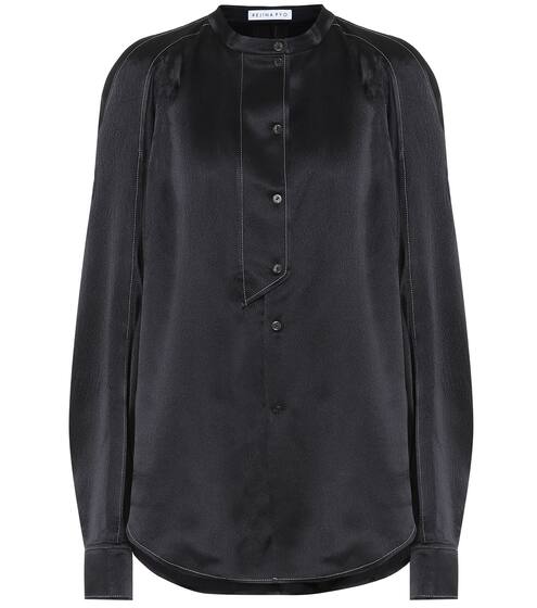 Marianne silk-satin blouse | Rejina Pyo