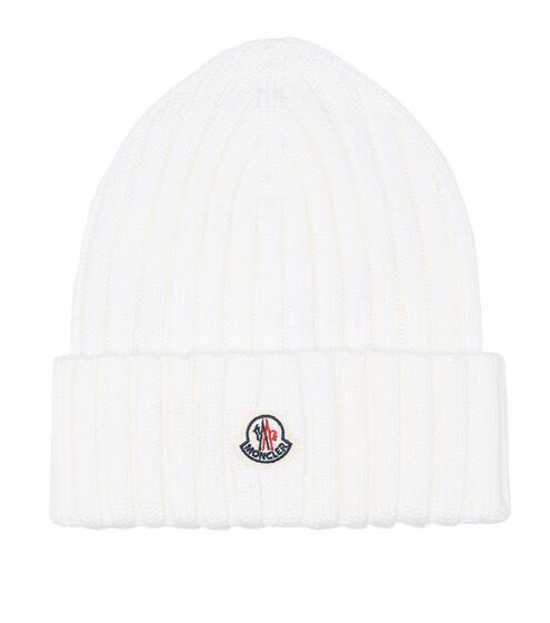 Logo ribbed-knit wool beanie | Moncler